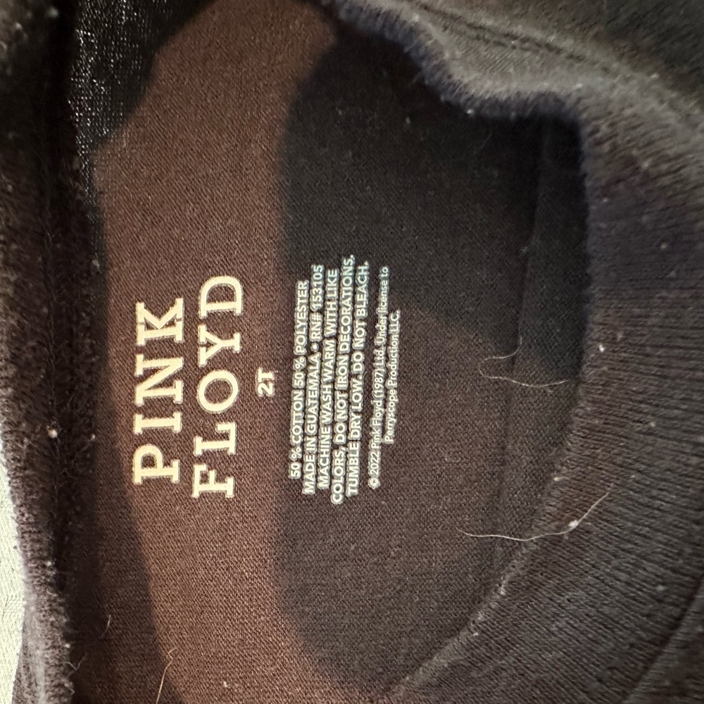 Toddler Pink Floyd shirt - Picture 5 of 7